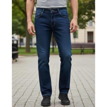 Imagem de Calça Jeans Masc Elastano Reta EcoFriendly Vilejack VMCR0049-Masculino