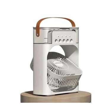 Imagem de Refrigerador De Ar Ventilador Umidificador Portátil Com Reservatório De Água(branco)