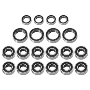 Imagem de Peças de carro RC compatíveis com Tamiya para TT01 para TT-02B TT-01D 1/10 RC Carro Upgrades Peças Acessórios Componente 20pcs Kit de rolamento selado