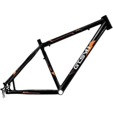 Imagem de Quadro Aro 26 Gts m1 Walk New Alumínio - GTSM1, 13.5, Preto, Laranja