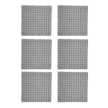 Imagem de Zerodis 6pcs Divisor de Grade Divisores de Tanque Bandeja de Emenda de Corte Bandeja de Filtro Inferior de Aquário para Casa (30 * 30CM)