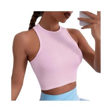 Imagem de Regata Feminina Y2K Sem Costura - Modelo Espartilho Push Up para Verão