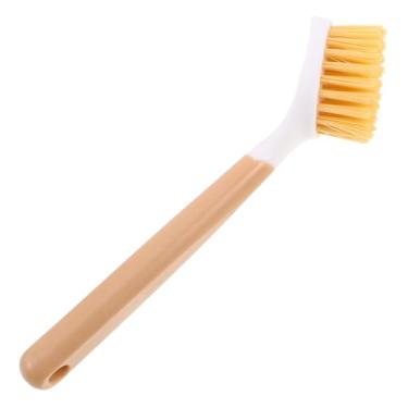 Imagem de Cabilock Escova de cozinha para panelas antiaderentes, limpador de pratos ergonômico, cerdas rígidas, esfregão multifuncional para limpeza doméstica