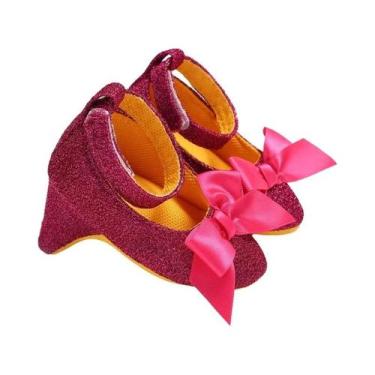 Imagem de Sapatos Antiderrapantes De Primavera E Outono Para Bebês Meninas Com L