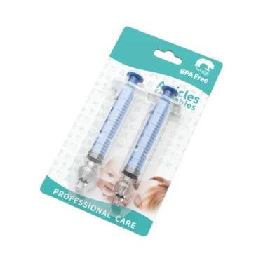Imagem de Aspirador Nasal Para Bebês 10ml Com Pontas De Sucção De Silicone, Irri