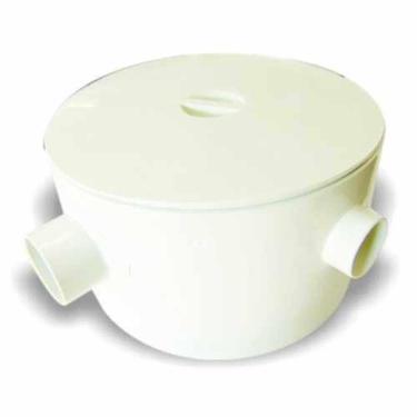 Imagem de Caixa Gordura Pvc 250x150x75mm Com Tampa - Plastipan, Entrada 75mm, Saída 50mm