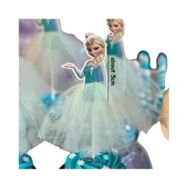 Imagem de Enfeites De Bolo Da Princesa Disney Frozen Para Chá De Bebê E Aniversá