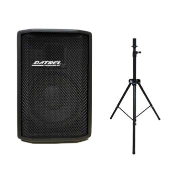 Imagem de Caixa ativa datrel 10 at10-200 titanium 200wrms + tripé