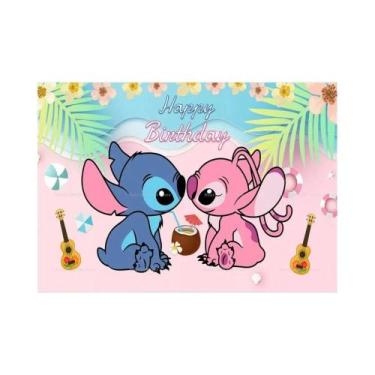 Imagem de Banner De Decoração Para Festa De Aniversário Infantil Lilo & Stitch, 