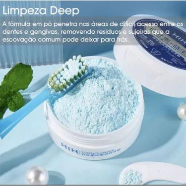 Imagem de Pasta em Pó De dente Para Cuidados Bucais COR:AZUL - Hih, AZUL