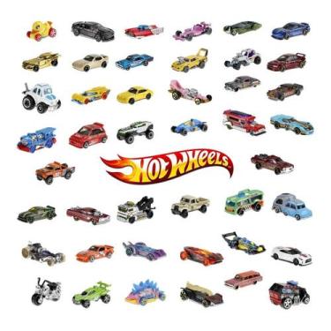Imagem de 10 Carrinhos Hot Wheels Sortidos - Originais