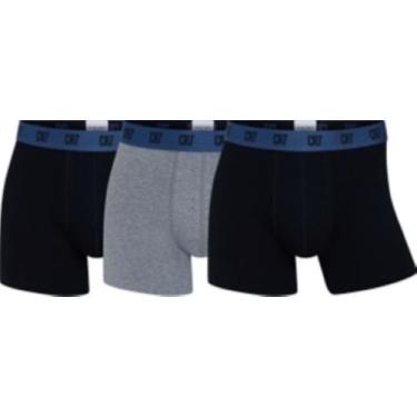Imagem de Kit Cueca Boxer CR7 Classic Style Trunk Cotton/EA 3 Peçass Tamanho:GGê