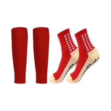 Imagem de Meias De Futebol Antiderrapantes E Resistentes Ao Odor Com Protetores 