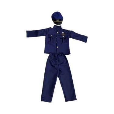 Imagem de Complete o traje da polícia do seu filho com walkie-talkie, apito e ac