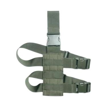 Imagem de Coldre Tático Universal Ajustável MOLLE Para Perna Com Plataforma Drop