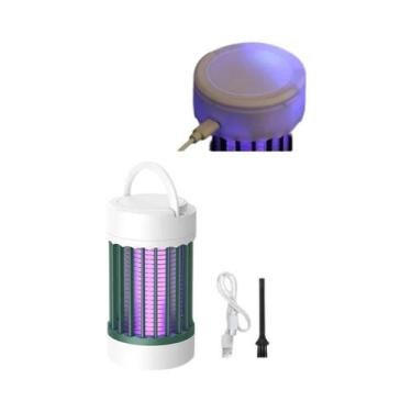 Imagem de Lâmpada Elétrica UV Recarregável USB Para Matar Mosquitos, Silenciosa,