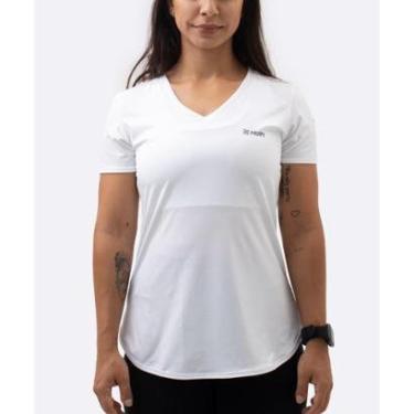 Imagem de Camiseta Dry Feminina Branca HUPI Smart-Feminino