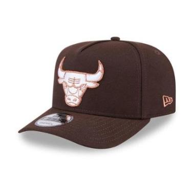 Imagem de BONE NEW ERA 9FIFTY A-FRAME SNAPBACK CHICAGO BULLS NBA MARROM-Masculino