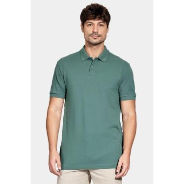 Imagem de Polo Aramis Piquet Algodão Básico Manga Curta Verde-Masculino
