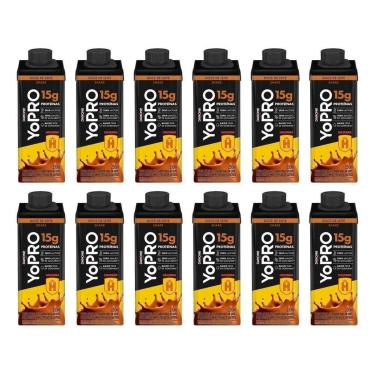 Imagem de Bebida Láctea UHT com 15g de Proteínas Danone - YoPRO 250ml 12 Unidades-Unissex