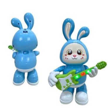 Imagem de Coelho Dançarino Interativo Com Luz E Som Infantil Dança Anda - 99Toys