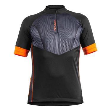 Imagem de Camisa Poker Ciclista C/ Zíper M/C Roads - Preto/Cinza - GG-Masculino