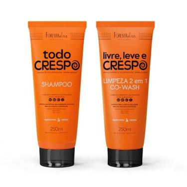 Imagem de Kit Shampoo + Co-Wash Para Cabelos Crespos Forever Liss
