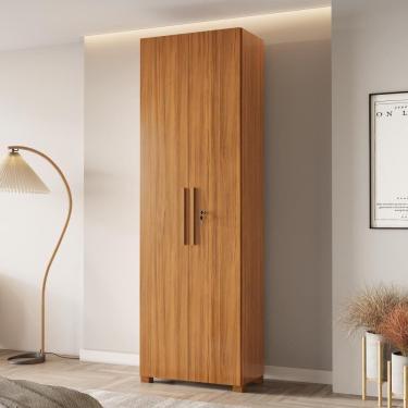 Imagem de Armário Multiuso Com Chave 211cm Nt4050 Freijó Notável Móveis