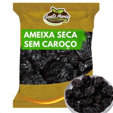 Imagem de Ameixa Seca Sem Caroço natural - Santa Maria Alimentos, 500g