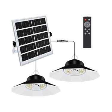 Imagem de Luz Pendente Solar Para Uso Interno E Externo, 3 Cores, 4 Modos Para G