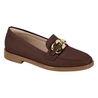 Imagem de Sapato Mocassim Comfort Casual Feminino Beira Rio 4264209 Marrom-Feminino