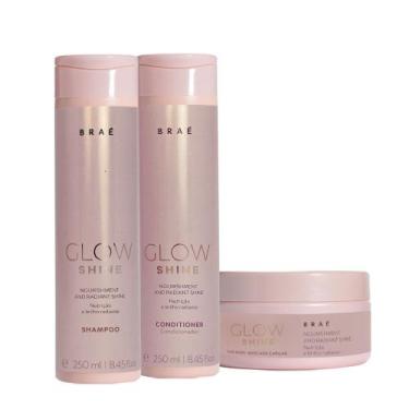 Imagem de Kit Braé Glow Shine Home Care (3 Produtos)