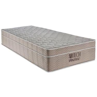 Imagem de Colchão Solteiro Molas MasterPocket Ortobom Airtech 78x188x35