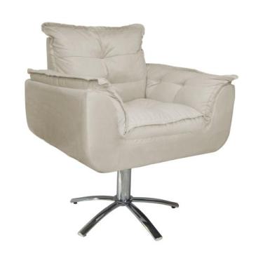 Imagem de Combo 2 Poltronas Para Escritório Com Base Giratória de Metal Opala Su