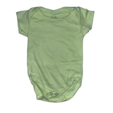 Imagem de Body Manga curta Infantil 100% Algodão Suedine Liso Cores - Alyath, P,
