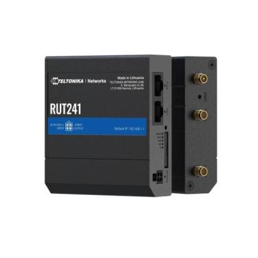 Imagem de Roteador industrial 4G LTE Teltonika RUT241 com Ethernet e WiFi - Soli