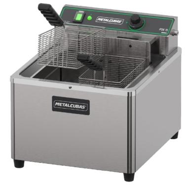 Imagem de Fritador Zona Fria 15 Litros 8000w Foe15 Mmetalcubas 220V