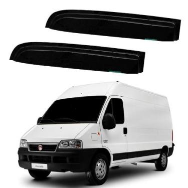 Imagem de Calha de Chuva Defletor Fumê Reforçada Fiat Van Ducato Boxer Jumper At