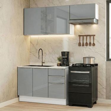 Imagem de Armário de Cozinha Compacta 180 cm  Lux Madesa 03