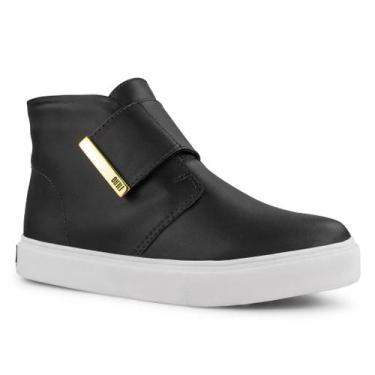 Imagem de Bota feminina The Box Belt Sneaker forrada em lã Ref.:22907 - Fiero, P