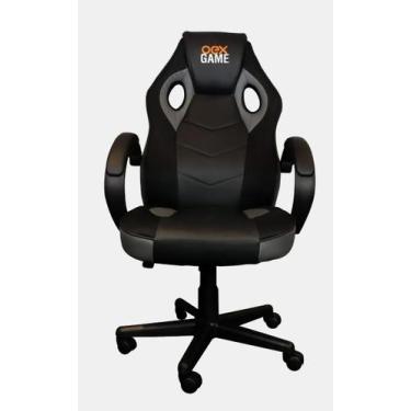 Imagem de Cadeira Gamer Reclinável Ergonômica Oex Gc200 Cor Preto e Cinza Materi
