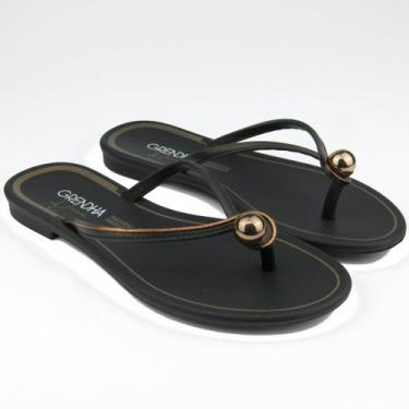 Imagem de Chinelo Grendha Maiara, Preto, 38