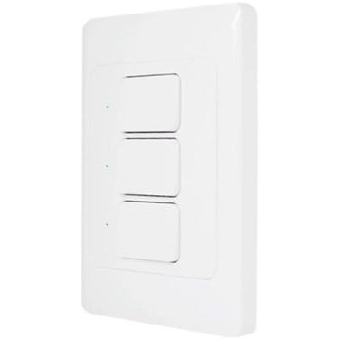 Imagem de Interruptor Smart AGL, Wi-Fi, Bivolt, 3 Teclas, Branco - 1106063