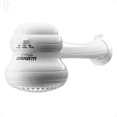 Imagem de Chuveiro lorenzetti loren bello branco com cano 220v 5500w