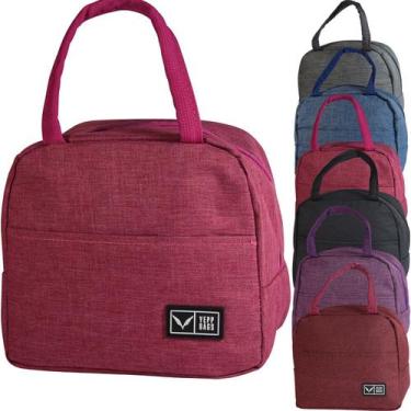 Imagem de Bolsa Térmica Comida Viagem Passeio Média Com Alça E Zíper - Yepp, Ros