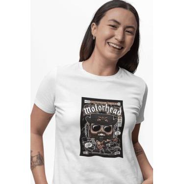 Imagem de Camiseta Poster Pop Style Inspiração MOTOHEAD Estampa DTF 100% Algodão