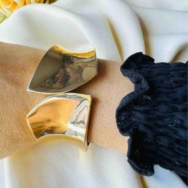 Imagem de Bracelete Orgânico Max Banhado em Ouro 18k/Prata 925 - Maria Pinho, Ou