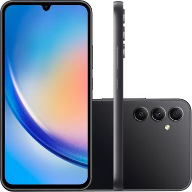 Imagem de Smartphone Samsung Galaxy A34 128GB 5G Wi-Fi Tela 6.6" Dual Chip 6GB RAM Câmera Tripla...