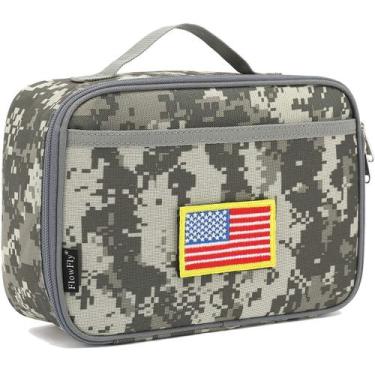 Imagem de Lancheira FlowFly Kids, bolsa macia isolada para escola