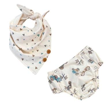 Imagem de Kit Cueca Infantil Com Babador Estampado - PEQUENO ANJO, 021, 176, G